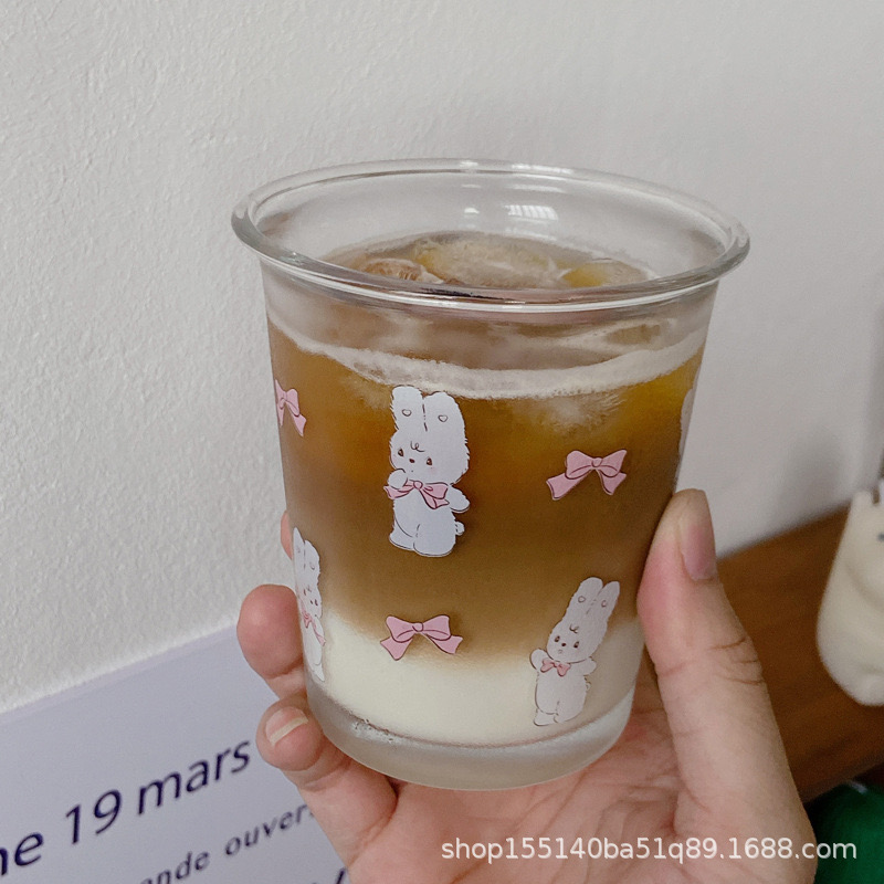 ماگ شیشه ای بانی 🐇🎀༘⋆